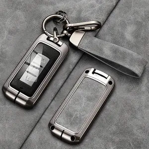 For Mitsubishi Outlander, Lancer, Eclipse And Mirage Key Case. for Mitsubishi High-End Zinc Alloy Keychain Set, Key Case Cover Keyless Entry Smart Key Bag, Perfect Car Gift