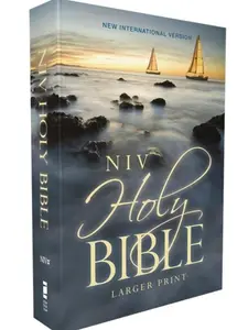 Niv, Holy Bible, Larger Print, Economy Edition, Paperback, Blue, Comfort Print