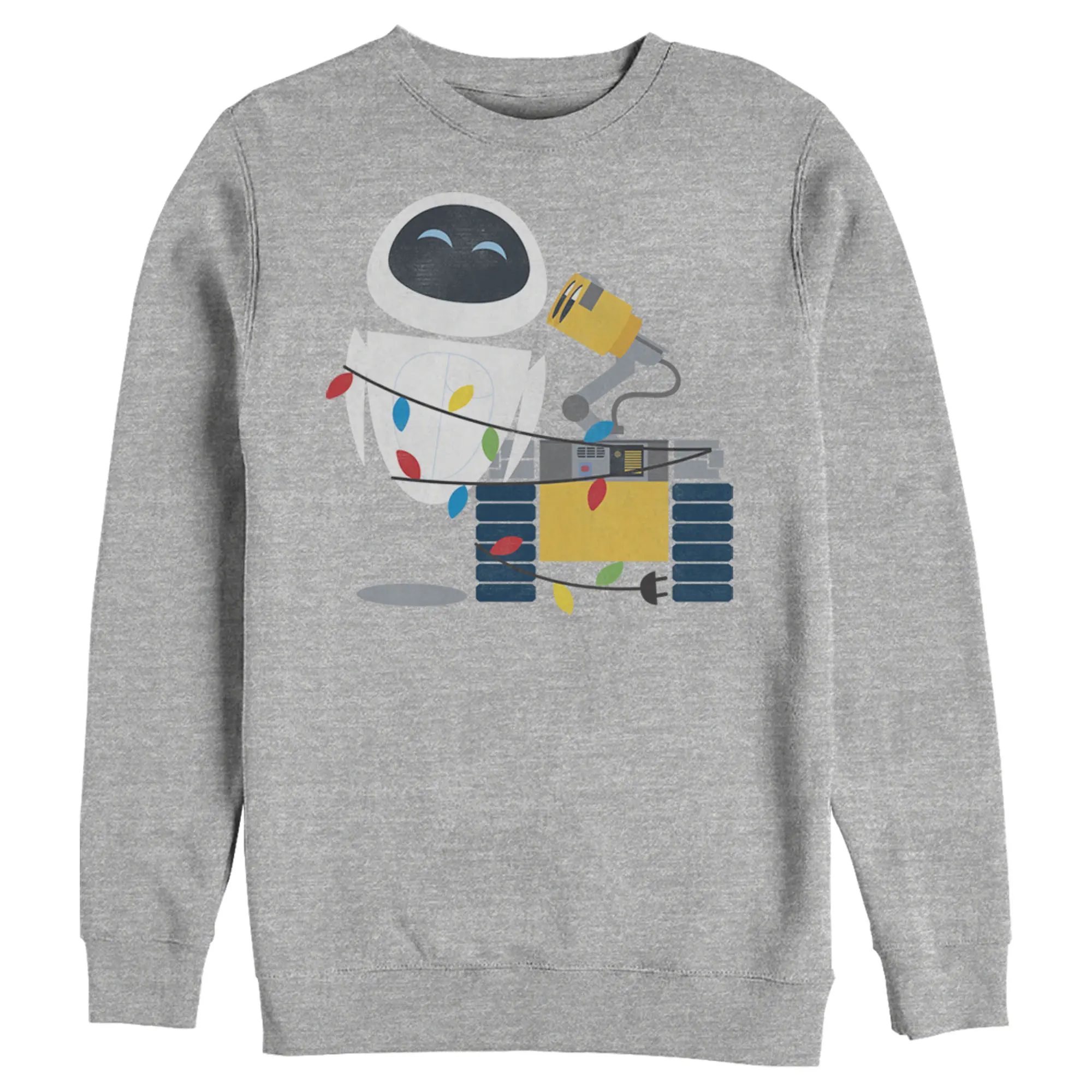 Men's Wall-E Eve Christmas Lights Sweatshirt