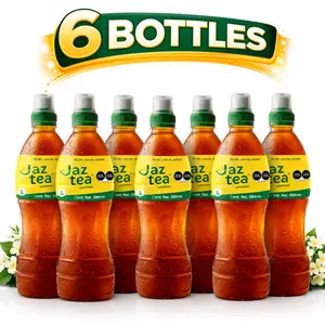 6 Bottles Jaztea Jasmine Iced Tea 500ml (16.9 fl oz) Each – Natural Ingredients, Refreshing Mexican Jasmine Tea Drink, Light & Smooth Flavor, Made in Sinaloa Mexico