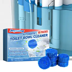 Automatic Toilet Bowl Cleaner Tablet Powerful Cleaning Stain Remover Septic Safe Toilet Desinfectant & Freshner Smarter Magic Toilet Solution