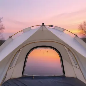 【Beach Tent】Easy Setup Portable Dome Tents Popup Beach Tent for Camping Backpacking Hiking with Easy Setup Feature No Warranty Convenient Storage Windproof camping accessories camping essentials