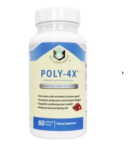 POLY-4X Patented Lychee and Green Tea Polyphenol Original Oligonol 100mg(60) - 60 Capsules