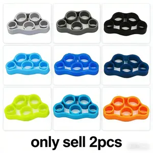 2pcs Silicone Grip Strengtheners, Finger and Wrist Exercise, Finger Sensitivity Training, Portable Finger Expander, Hand and Finger Strength Trainer