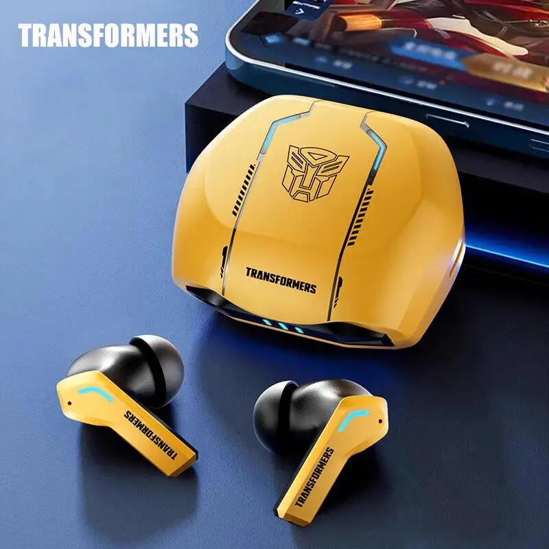 TRANSFORMERS Design Wireless Headphones, Connecting Stable & Wearing Comfortable Earbuds, Portable Gaming Headset, Noise Cancelling Headphones, Wirele