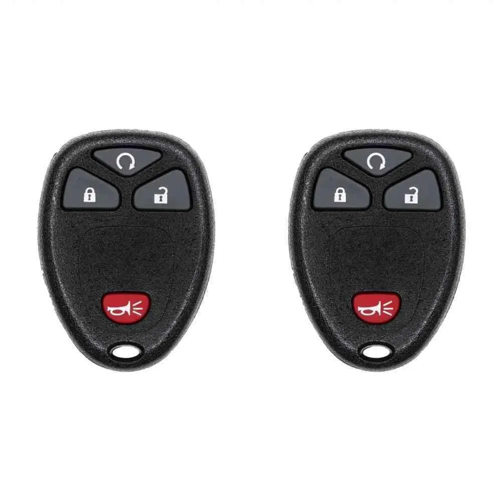 KEYS4LESS Car Key Fob Keyless Entry Remote for Gmc Acadia 2007 2016 Fcc OUC60270 OUC60221 Part Number 15913421 20868672 20952474 Pack of 2