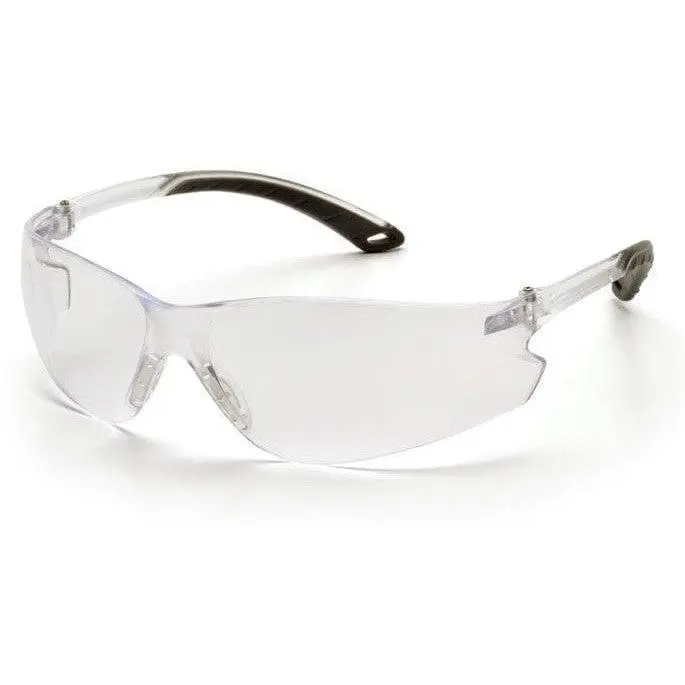 Pyramex Itek Safety Glasses with Clear H2MAX Anti-Fog Lens