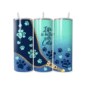 Life is Better with Cats - 20 oz Tumbler