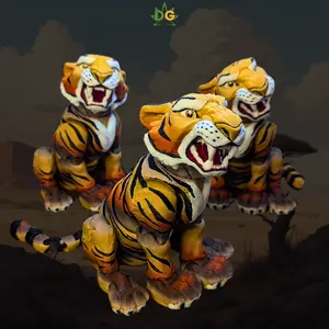 DG Fierce Tiger Desk Flexi - Articulated 3D Printed Wildlife Collectable