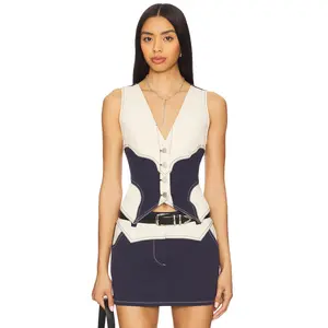 BY.DYLN x REVOLVE Donella Vest in Navy