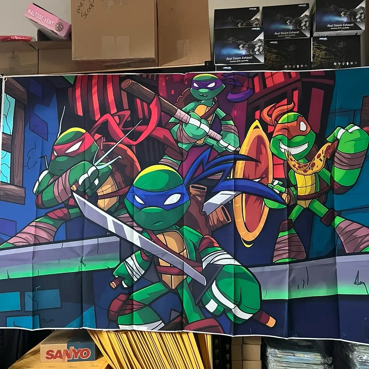 TMNT Banner - Personalized Birthday Party Decoration