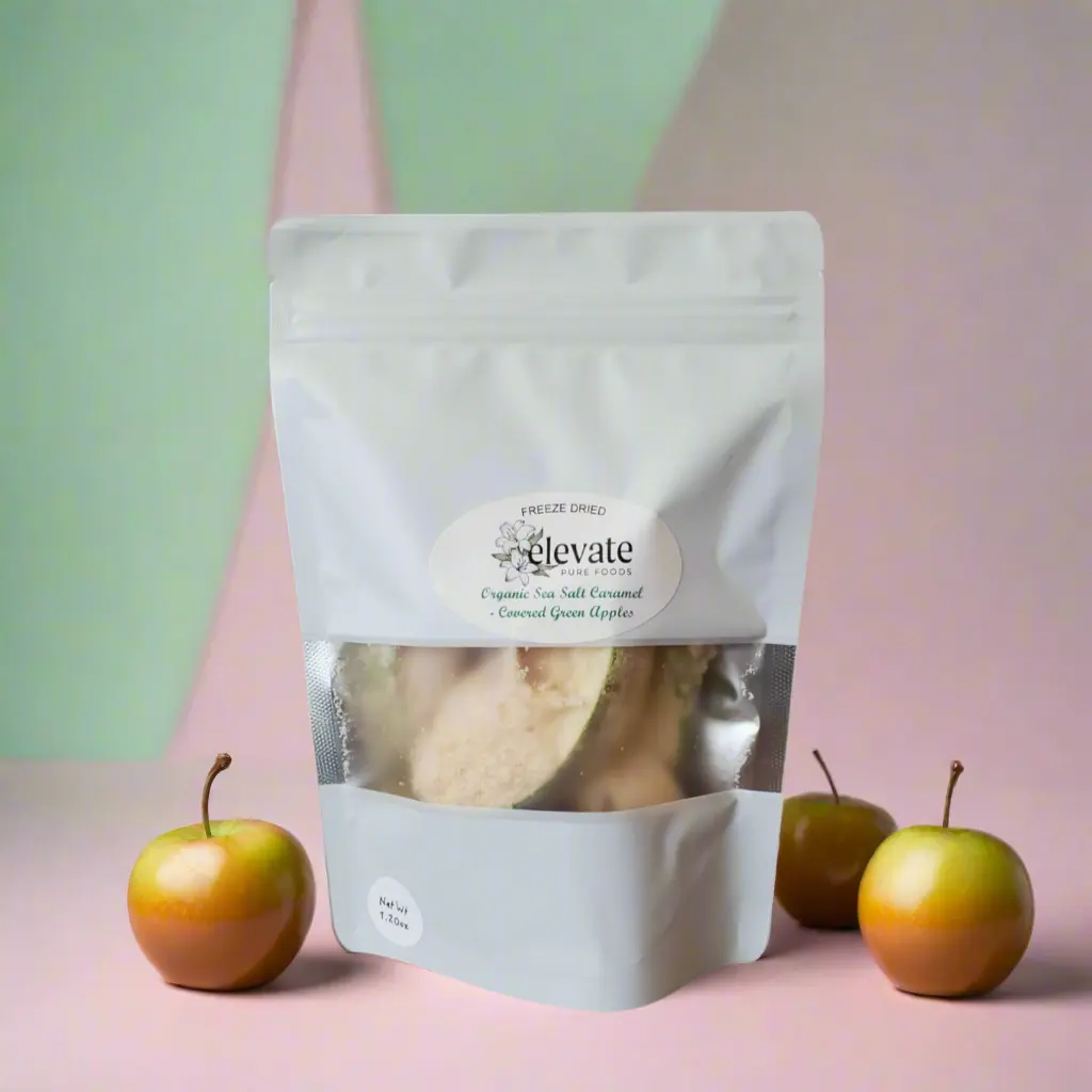 Sea Salt Caramel Covered Green Apples