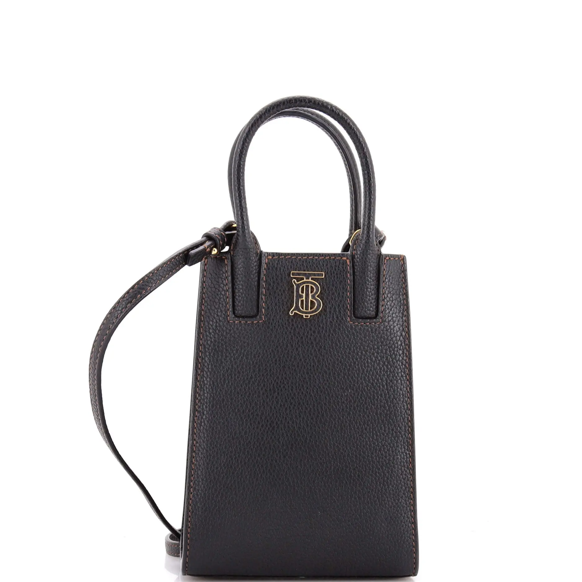 Pre-owned BURBERRY Leather Tote Bags REBAG Frances Tote Micro by Rebag