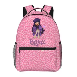Fashion BRATZ Light Backpack – large-capacity BRATZ daily commuter bag for outdoor hiking and business; cartoon casual BRATZ merchandise laptop daypack/school bag for women, men, and gift giving