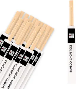 Bamboo Chopsticks Disposable, 100 Chop Sticks Packs, Wooden Chopsticks Bamboo