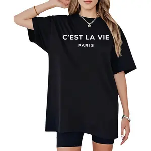 Cest La Vie Paris Vintage T-Shirt – Minimalist Design for Everyday French Style