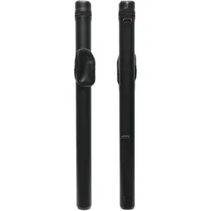 1x1 Hard Pool Cue Case Billiard Stick Carrying Pool Cue Case - 1B1S - Holds 1 Butt and 1 Shaft (Several Colors Available) (Black)