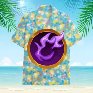 Psy Duck Aloha Hawaiian Shirt Anime Hawaiian Shirt PKM Gifts Hawaiian Shirt for Unisex– Funny, Breathable & Comfy Tropical Outfit, Perfect Gift for Him Her on Birthday, Mother’s Day, Father’s Day, Christmas & Summer Vacation