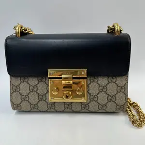 Pre-owned Louis Vuitton CANVAS Shoulder Bags Gucci Padlock Small Shoulder Bag KY02607 【BF 12Z】