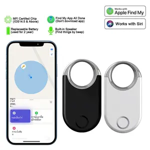 Tracker Long Battery Life No Charging Needed Tracker Anti-Loss GPS Waterproof Small Locator 1-Pack-Black gps tracker