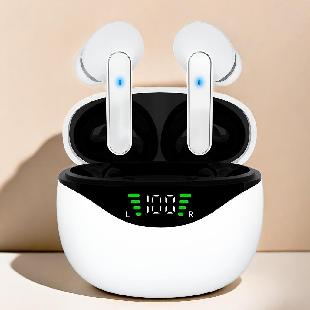 Wireless Earbuds for Music, Stereo Headset, Touch Control in Ear Earphones, Sport Headphones with LED Digital Display Charging Case