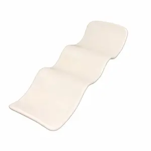 Wavy Spoon Holder - Elegant Matt off White Ceramic Design for stove top to prevent stove from getting dirty place to store cooking spoon or spatula