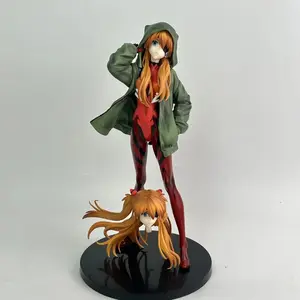 Anime & Manga 24cm Asuka Standing Pose Action Figure - Boxed PVC Model Toy, Desktop Decoration, Collectibles Gift (EVA Theatrical Version)