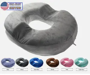 Orthopedic Donut Seat Cushion Memory Foam Cushion Tailbone Coccyx Memory Foam