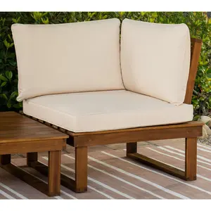 Linon Home Skypark Outdoor Table and Corner Chair