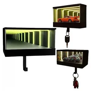 Garage Keychain Hanger, Keypit Garage Key Holder, Race Car Key Holder Wall Mount, Car Keys Display, Tiny Garages, Effortless Wall Mount Organizer for Entryway