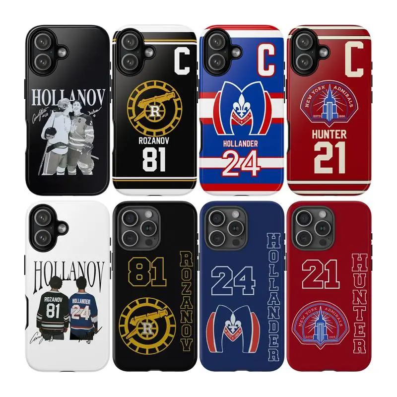 Rozanov 81- Hollander 24- Hunter 21 Hockey Tough Phone Case, Heated Rivalry  Hookey, Hockey Team Case Suitable for iPhone 17-11 Pro Max/Plus and Samsung  Galaxy S23-25 - TikTok Shop