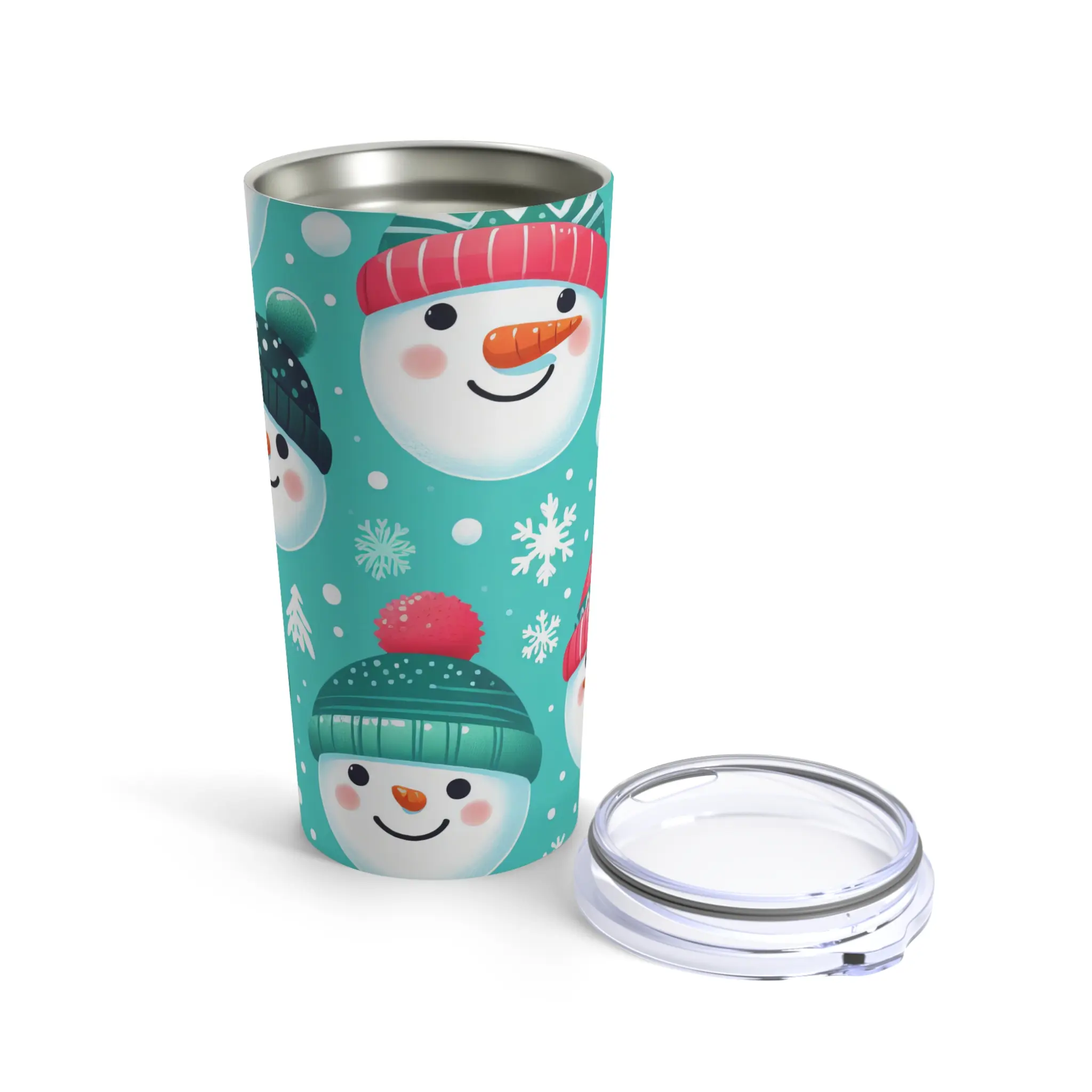 Snowman Smiles Tumbler – Festive Winter Fun,Tumbler 20oz