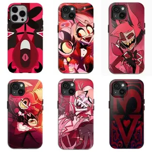 Hazbin Hotel Season 2 6 Styles Adult Animation Dark Comedy Musical TV Series Fan Merch Edgy Cartoon Aesthetic Unisex Fan Gift Protective Cover For Apple iPhone 17 Pro Max 16 15 14 13 12 11 Plus.