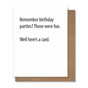 Remember Birthdays Card