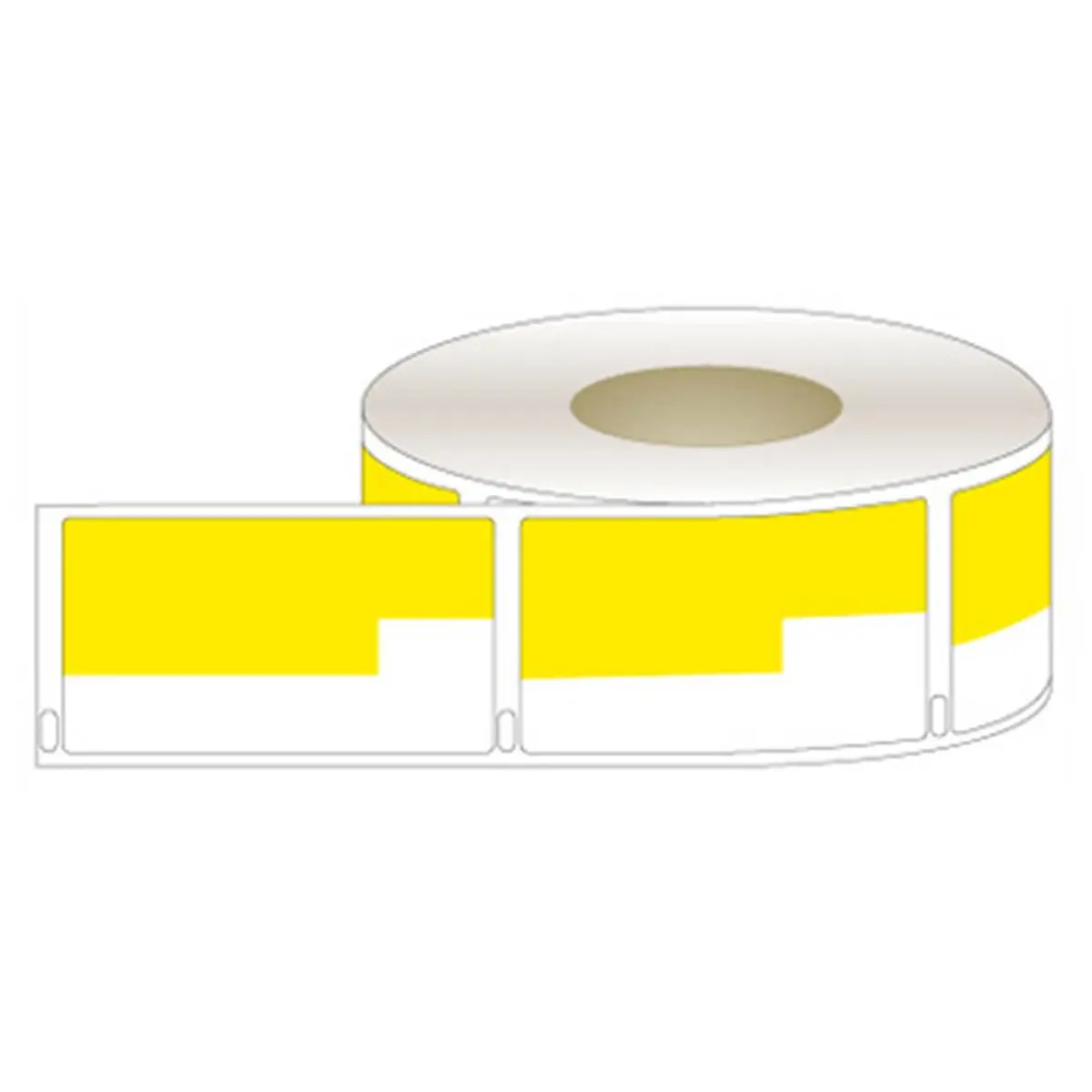 212 MAIN Centurion TVN Series Dymo Labels - 2 x 1.12 in. New Format Permanent Adhesive Labeling Rolls, 10 Pack