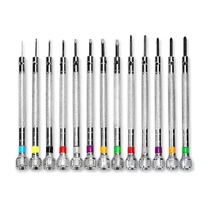 13 Pieces Micro- Precision Watch Screwdriver Jeweler Watch Screwdriver Set