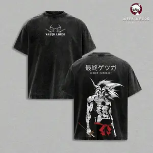 Hed Oversized Tee, Vasto Lorde Mask Art Graphic T-Shirt, Kurosaki Ichigo Transformation Unisex Streetwear Top, Gift For Bleach Fanssummer Outfits JRJO