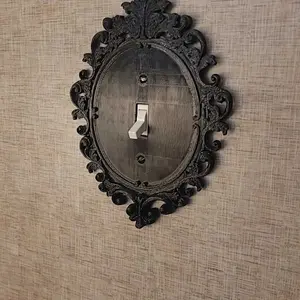 Gothic Style Wall Switch Cover, 1 Count Classic Vintage Design Switch Panel, Wall Switch Decoration for Home and Office, Wall Switch Decorative Accessories