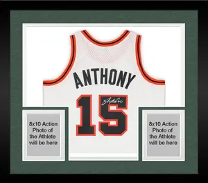 Framed Carmelo Anthony Denver Nuggets Autographed White Mitchell & Ness 2006-07 Swingman Jersey - Fanatics Authentic Certified