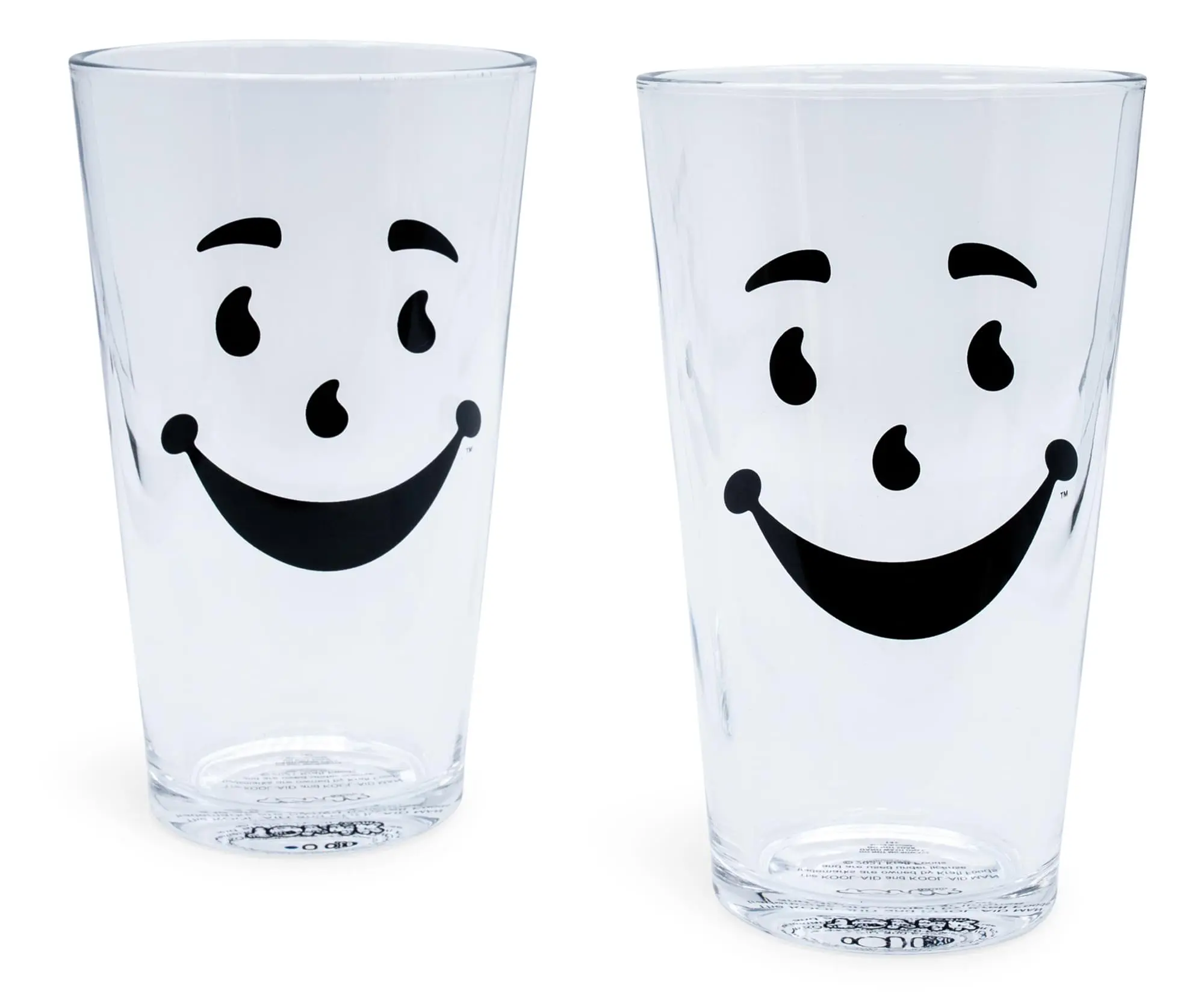 Kool-Aid Man 16-Ounce Pint Glasses | Set of 2 Kool-Aid Man 16-Ounce Pint Glasses | Set of 2