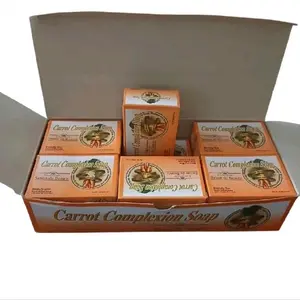 Carrot Complexion Soap Pack of 12 - Body Care for Skin Repair Body Wash