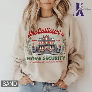 McCallisters Home Security Sweatshirt, Home Alone Christmas Sweatshirt, Christmas Movie Shirt, Xmas Tee