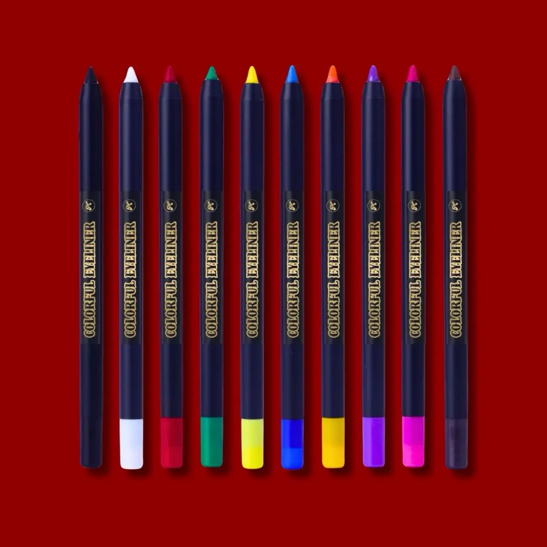 Colorful Gel eyeliner pen, can be sharpened .
