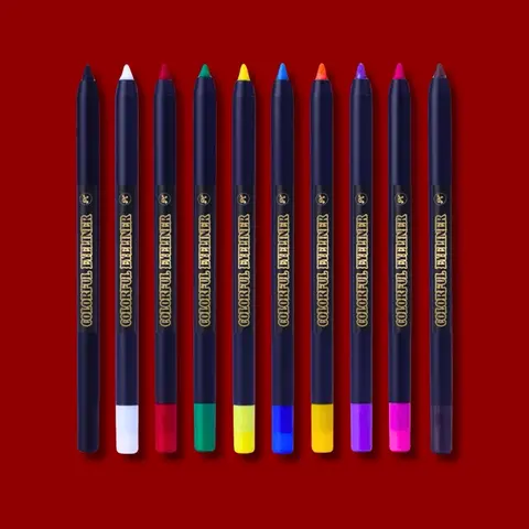 Colorful Gel eyeliner pen, can be sharpened .