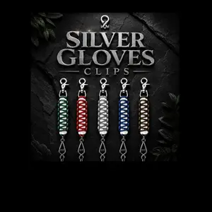 Silver glove clip