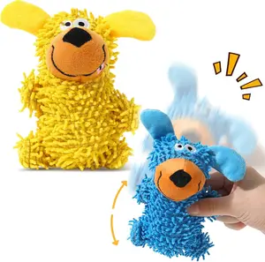 Squeaky Plush Dog Toy Interactive Companion for Fetch & Play, Chenille Fabric with Reinforced Seams, Best for Light Chewers Small Medium & Gentle Large Dogs, Supervision Recommended Octopus Shaped Interactive Pet Toy comfort chew puppy birthday gift