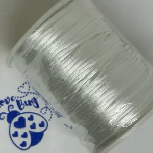 110 yards 2mm satin chord.  Great for bracelets, crafting, car charms, wristlets or any other DIY project.