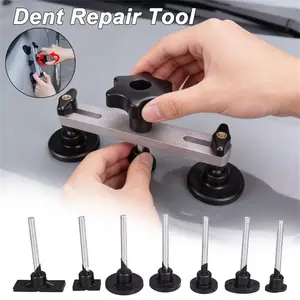 Car Body Dent Repair Kit, Paintless Dent Removal Tool Set with Bridge Puller, Car Dent Remover,Efficient Damage Fixing Group