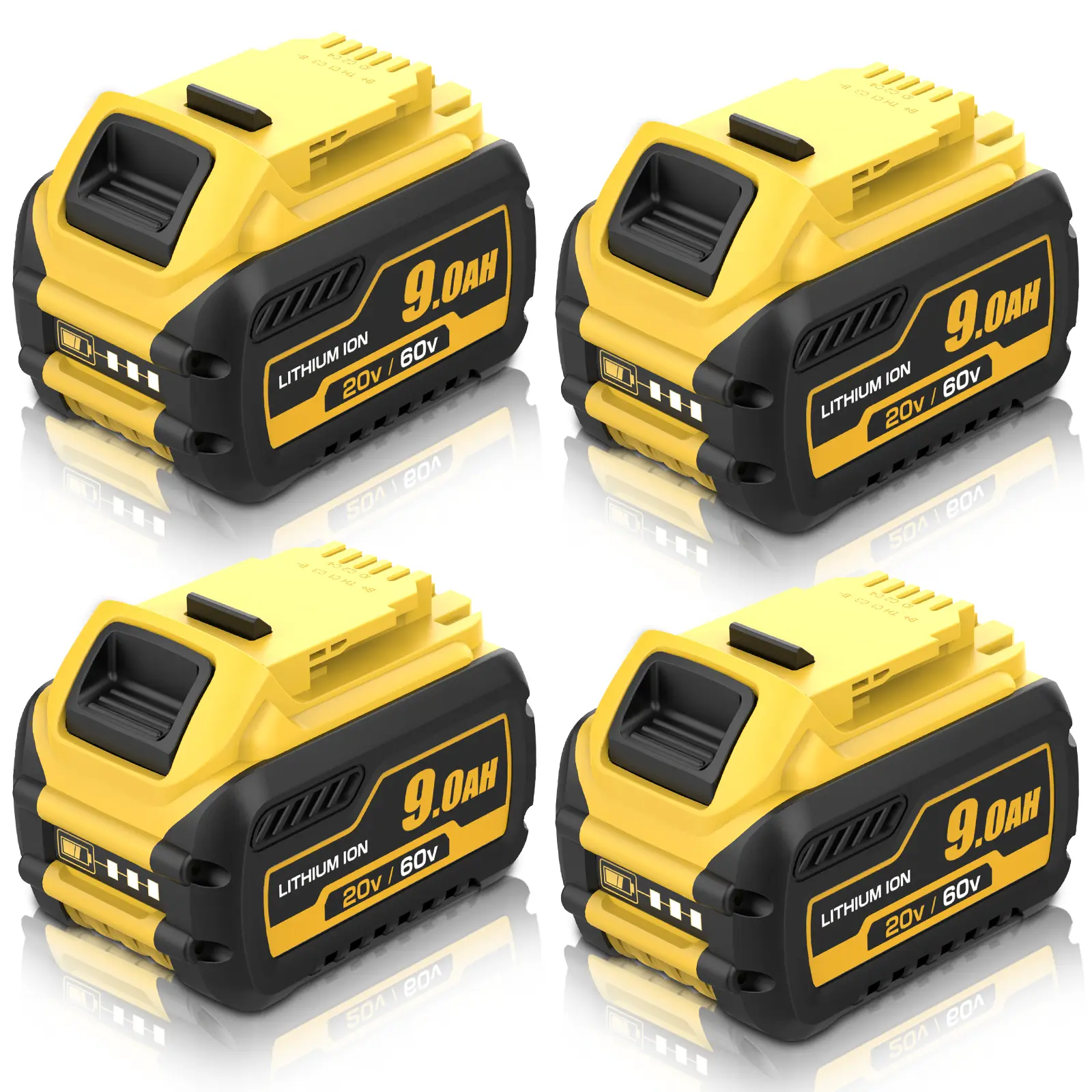 9000MAh Replacement for Dewalt 20V/60V Flexvolt Battery Compatible with DCB609 DCB606 DCB612  series Power Tool Lithium Ion