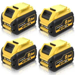 9000MAh Replacement for Dewalt 20V/60V Flexvolt Battery Compatible with DCB609 DCB606 DCB612  series Power Tool Lithium Ion